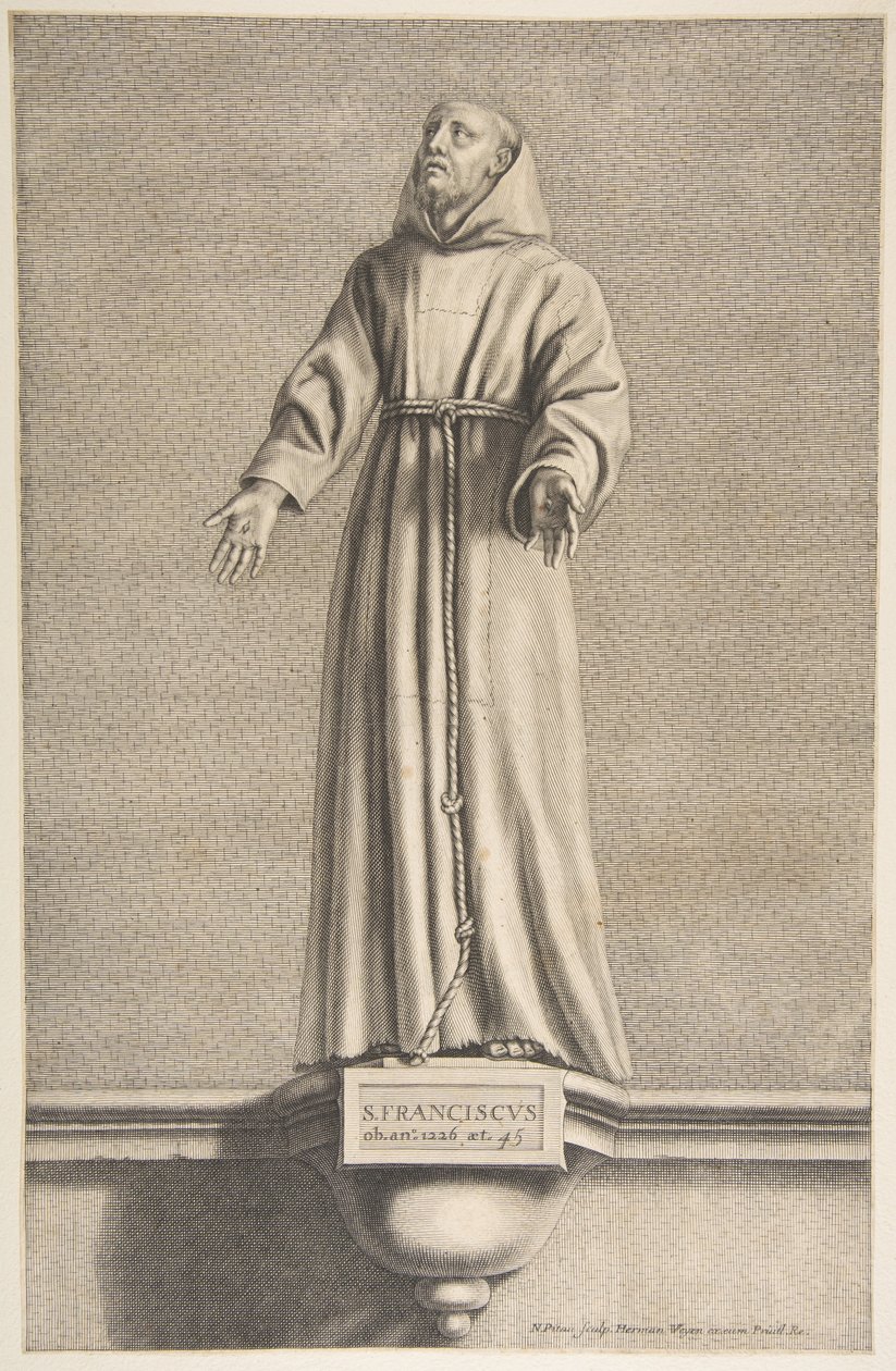 St. Francis.n.d. tekijältä Nicolas Pitau