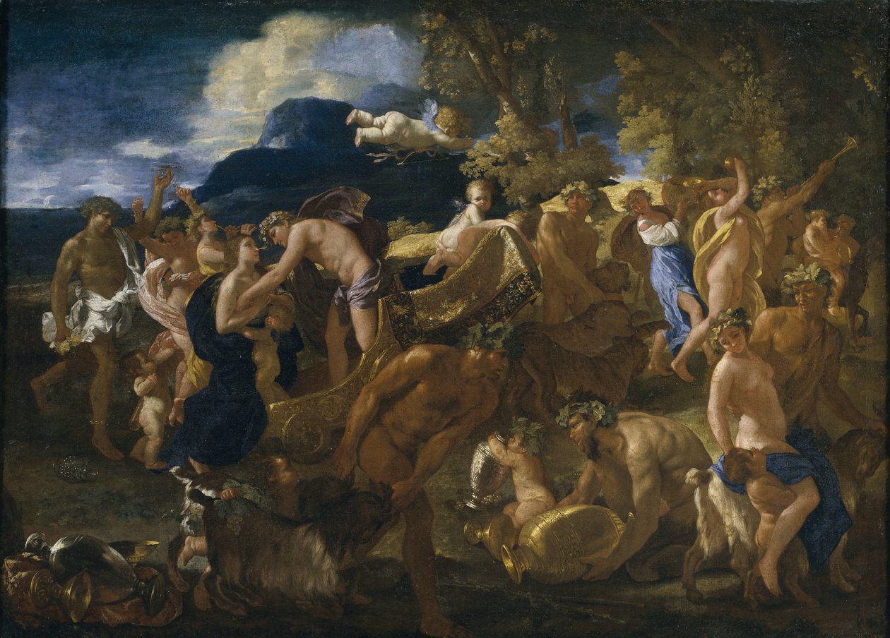 Bacchanal, 1625-1626 tekijältä Nicolas Poussin