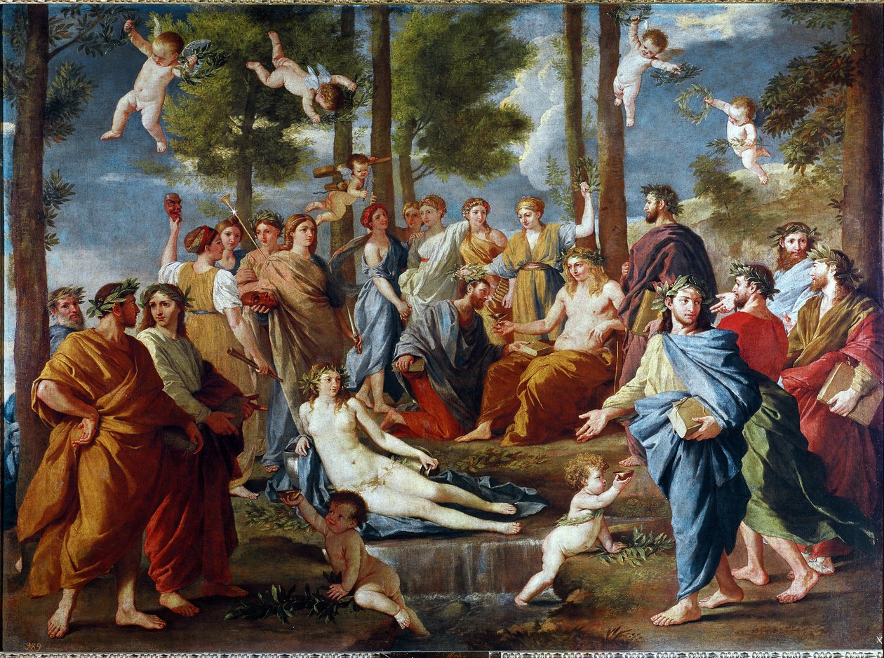 Parnassus tekijältä Nicolas Poussin