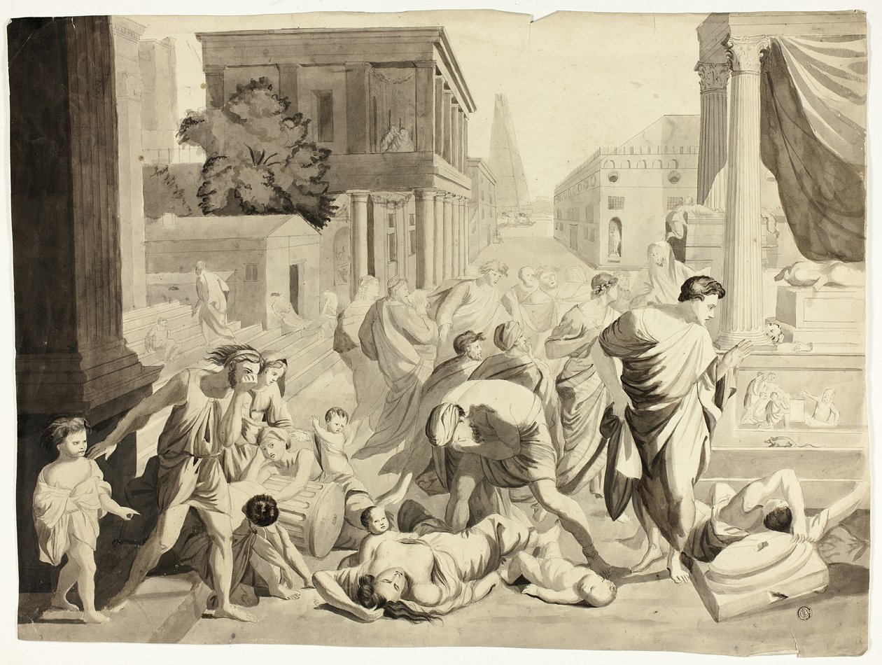 Ashtodin rutto tekijältä Nicolas Poussin