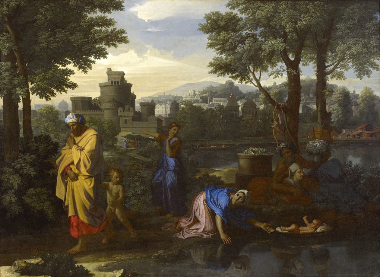 Mooseksen löytäminen tekijältä Nicolas Poussin