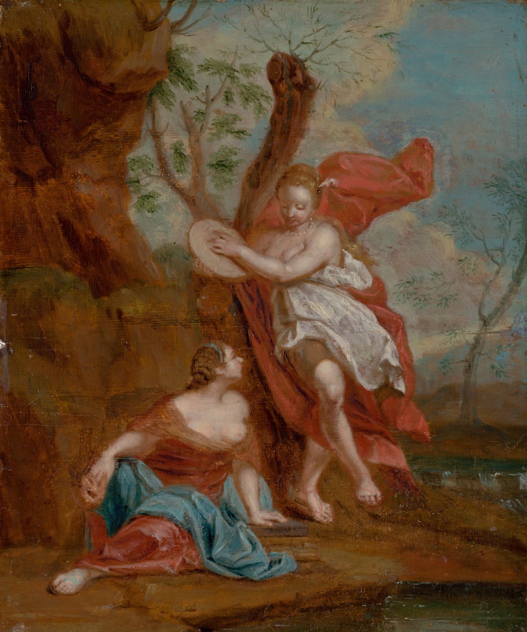 Thalia ja Terpsichore, 1719. tekijältä Nicolas Vleughels