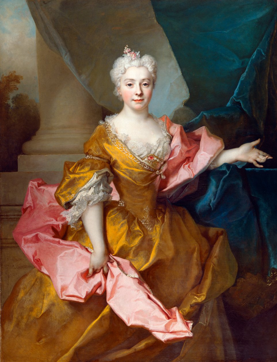 Rouva Isaac de Thellusson tekijältä Nicolas de Largillière