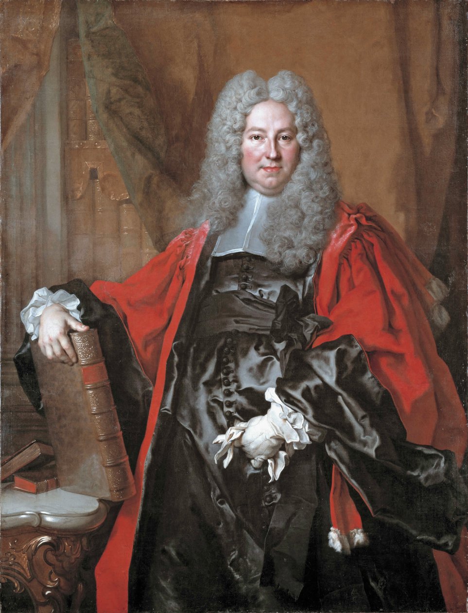 Muotokuva Barthélemy-Jean-Claude Pupilista tekijältä Nicolas de Largillière