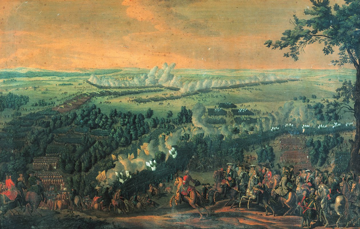 Lesnayan taistelu, 1720-luku tekijältä Nicolas de Larmessin