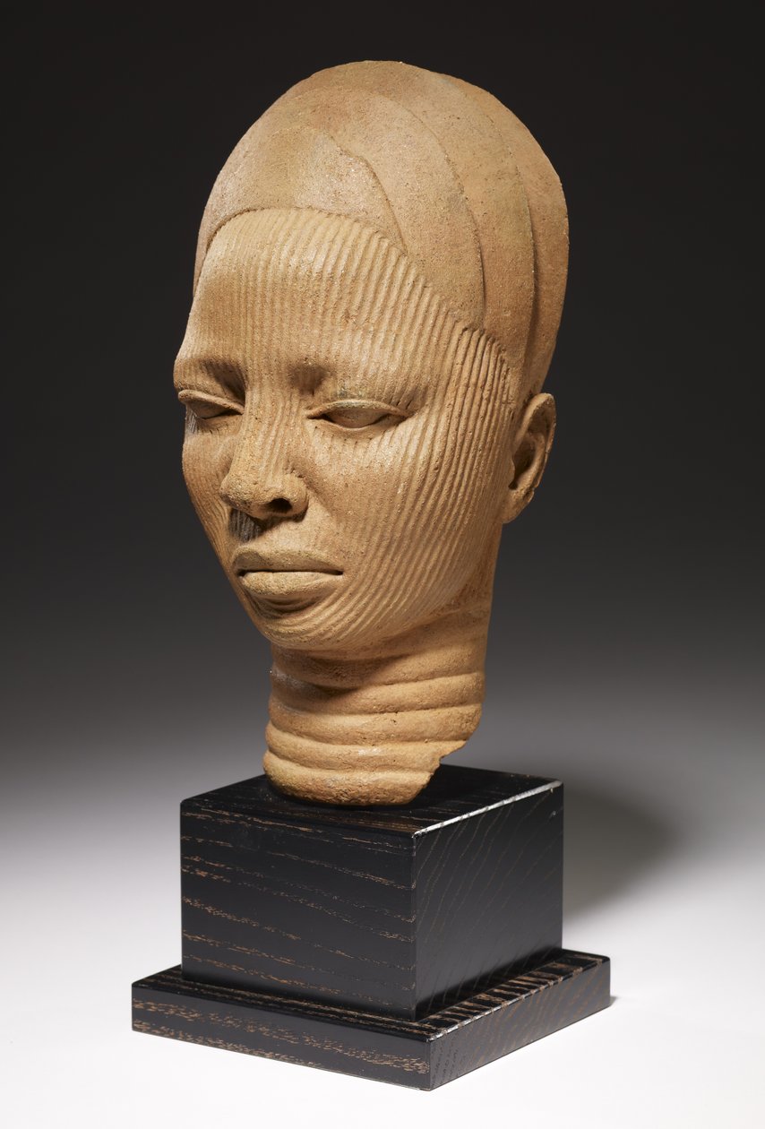 Shrine Head, jorubakulttuuri, Nigeria (terrakotta) tekijältä Nigerian