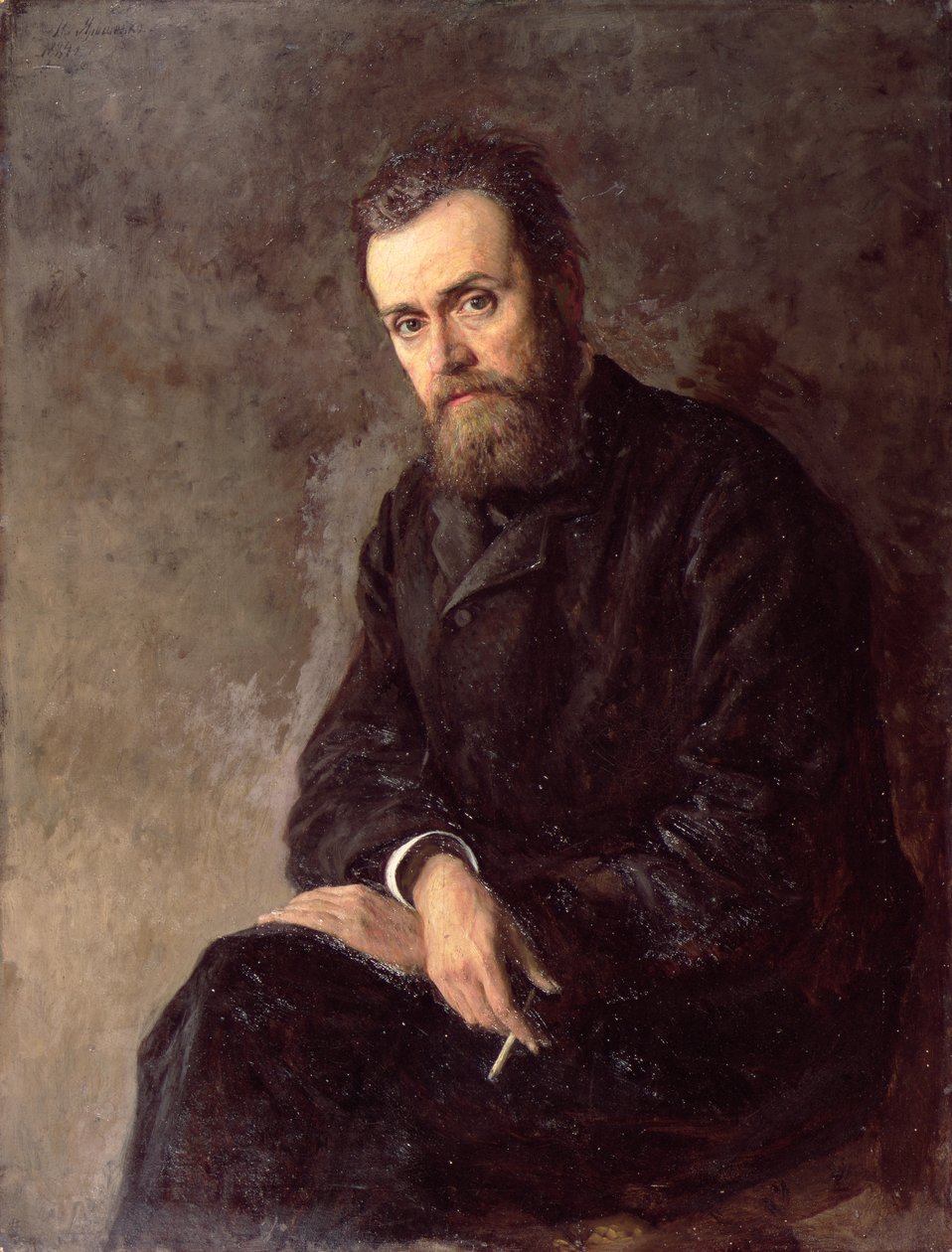 Gleb I. Uspenskyn (1843-1902) muotokuva 1884 tekijältä Nikolai Aleksandrovich Yaroshenko