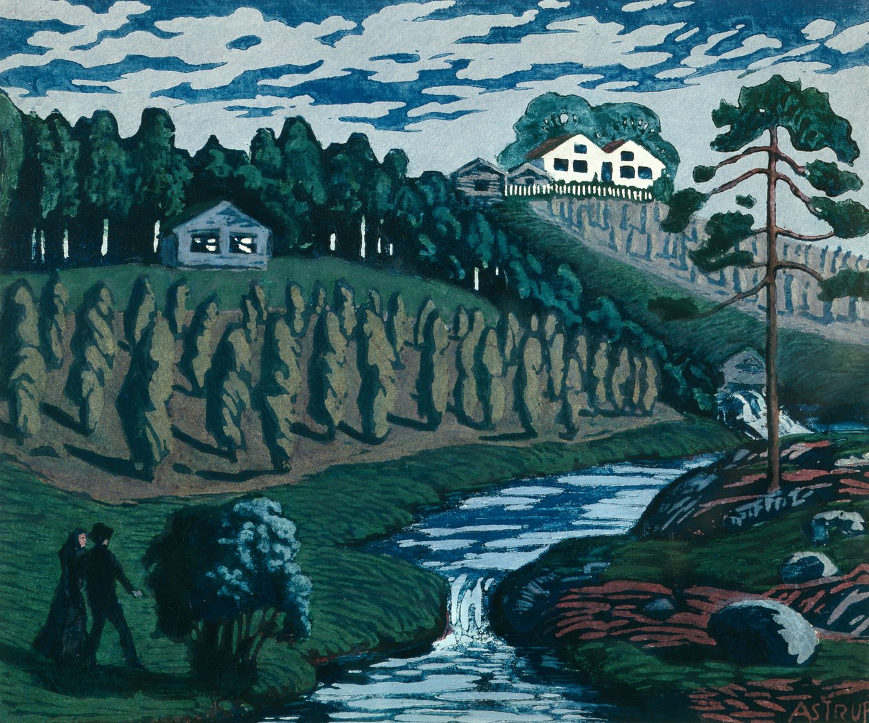 Isot vyöt tangossa tekijältä Nikolai Astrup
