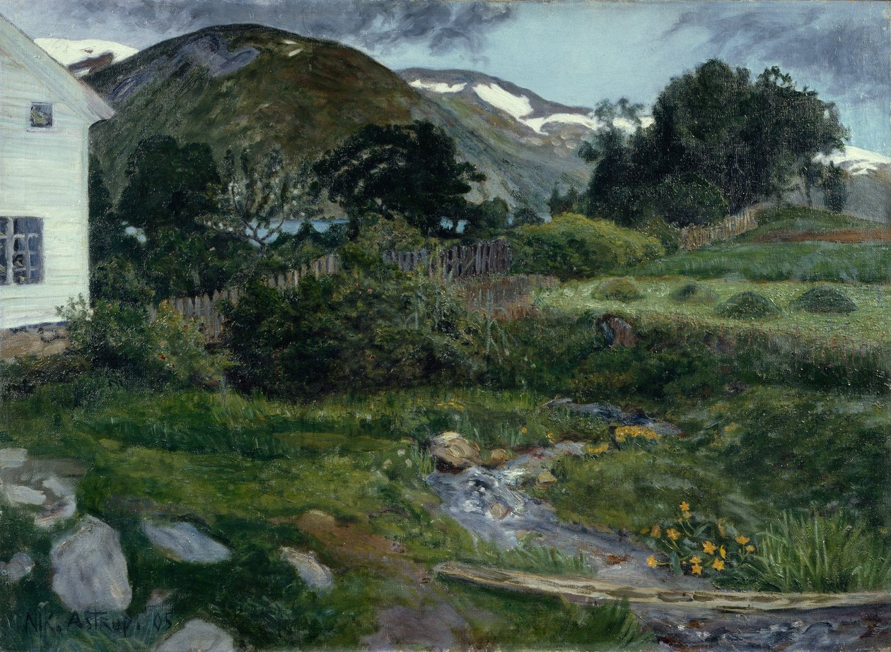 Pappilan maa, Jølster (Joelster) tekijältä Nikolai Astrup