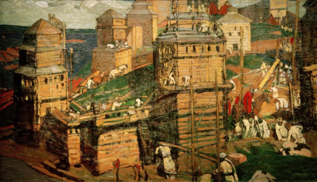 Kaupungin rakentaminen tekijältä Nikolai Konstantinowitsch Roerich