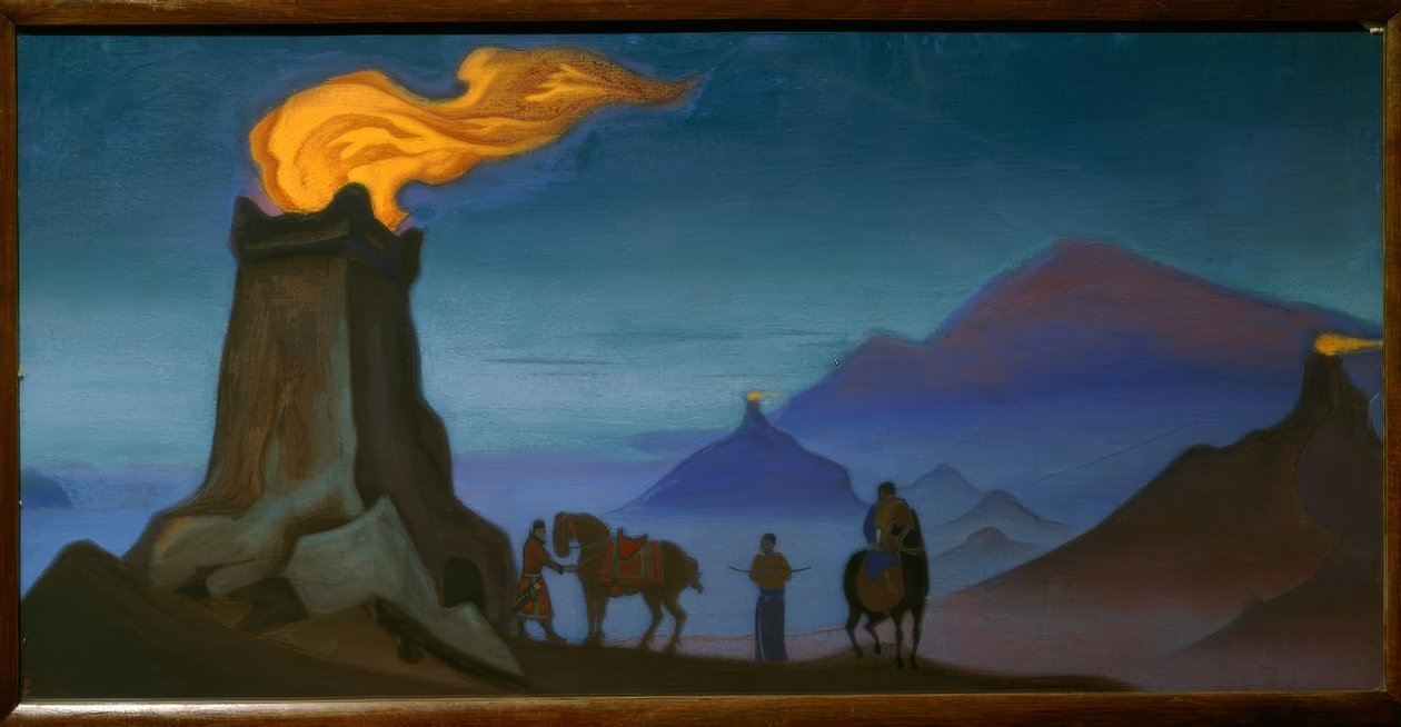 Flamme des Sieges tekijältä Nikolai Konstantinowitsch Roerich
