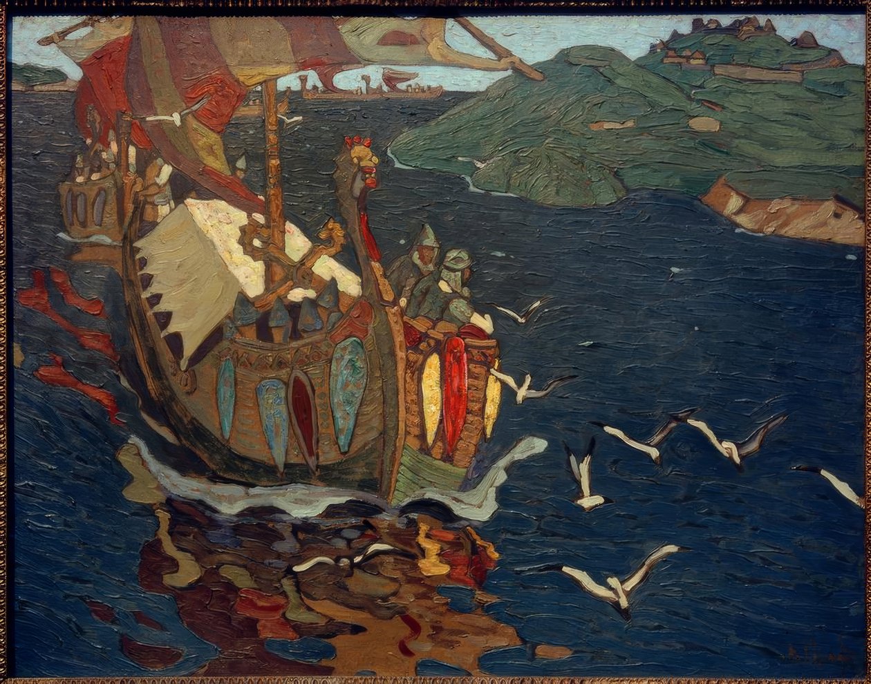 Ulkomaiset kauppiaat tekijältä Nikolai Konstantinowitsch Roerich