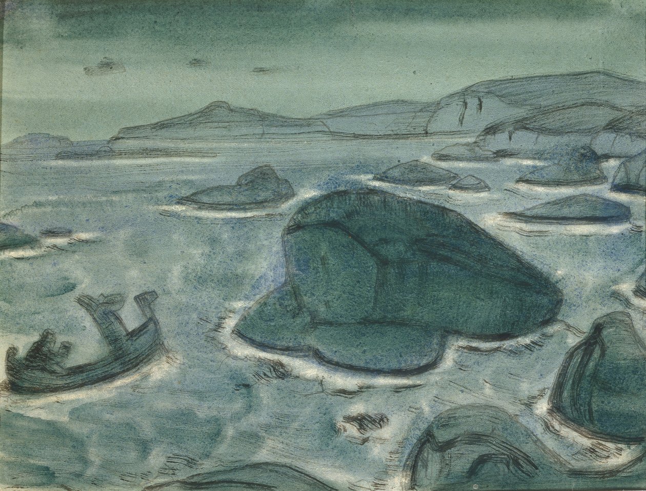 Jättiläinen Kriemhild, 1915 tekijältä Nikolai Konstantinowitsch Roerich