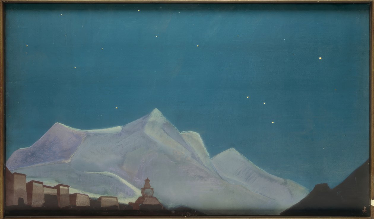 Hemis, luostari / N.K. Roerichin maalaus tekijältä Nikolai Konstantinowitsch Roerich