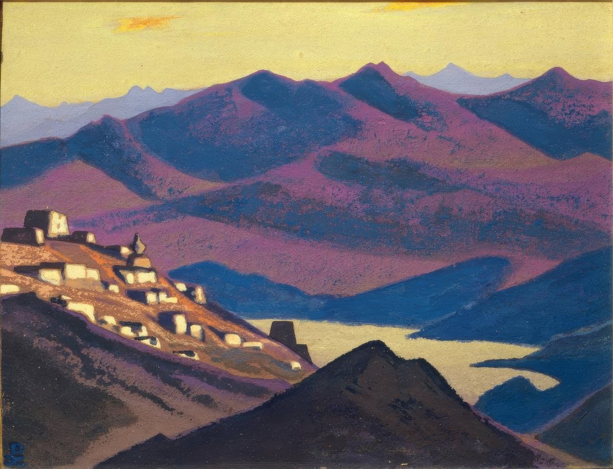 Jam-Zo Lake (vuoristoalue) tekijältä Nikolai Konstantinowitsch Roerich