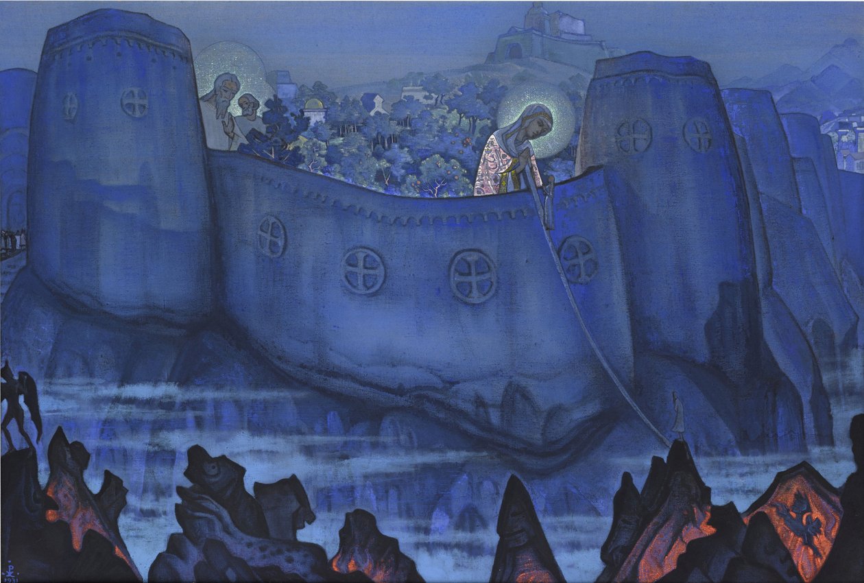 Madonna Laboris, 1931 tekijältä Nikolai Konstantinowitsch Roerich