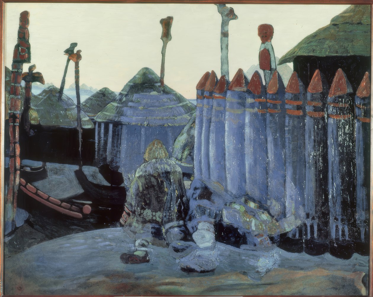N.K. Roerich, pakanallinen temppeli tekijältä Nikolai Konstantinowitsch Roerich