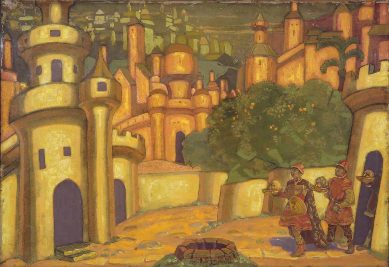 Tarjoukset, 1910 tekijältä Nikolai Konstantinowitsch Roerich