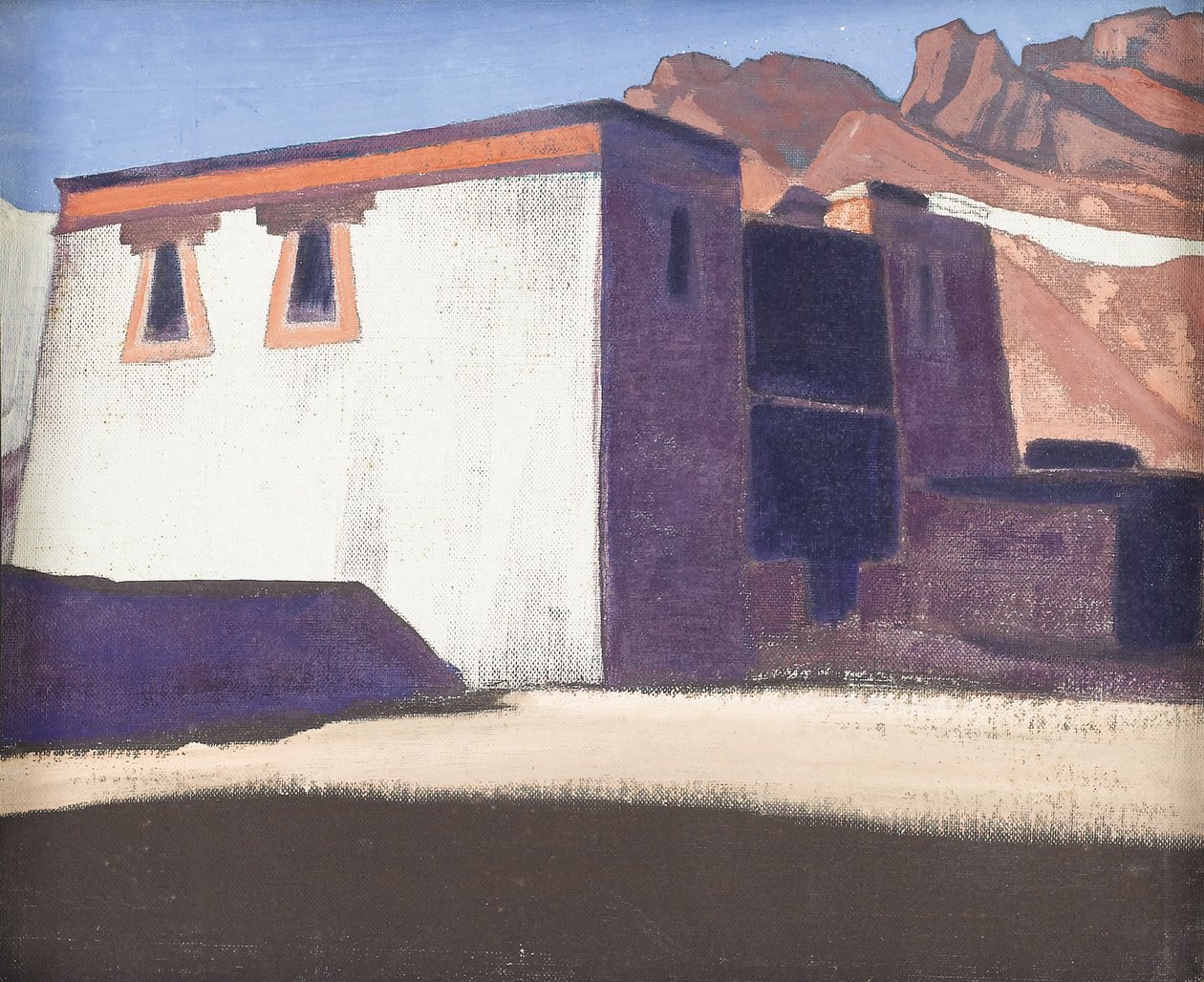 Sharugonin luostari, Tiibet, 1928 tekijältä Nikolai Konstantinowitsch Roerich