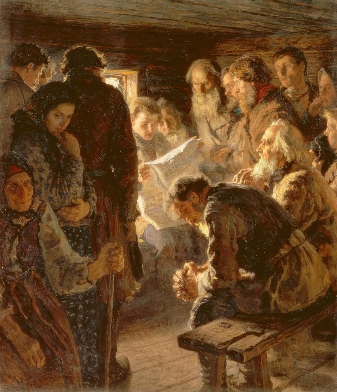 Nachrichten vom Kriegsschauplatz tekijältä Nikolai P. Bogdanow Bjelski