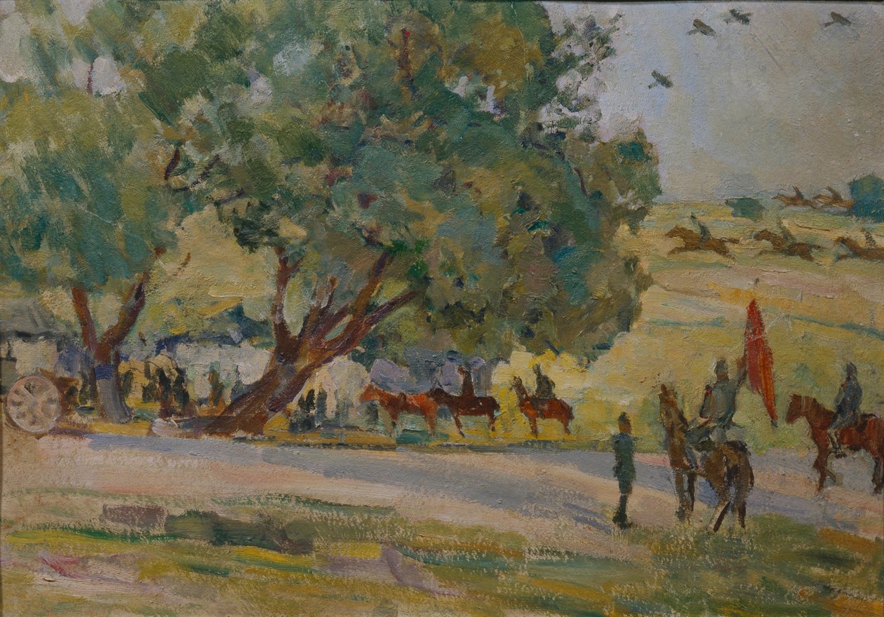 Manööverit Moskovan lähellä, 1930-1933 tekijältä Nikolai Pavlovich Ulyanov