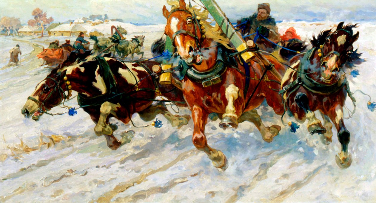 "Troika", 1917. tekijältä Nikolai Samokish