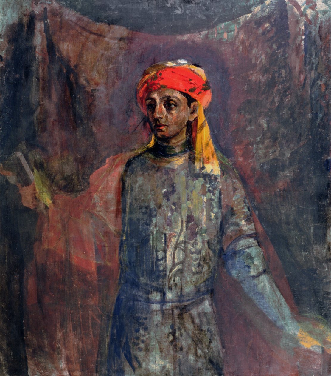 Mihail Kuzminin muotokuva, 1911-12 tekijältä Nikolaj Nikolaevic Sapunov