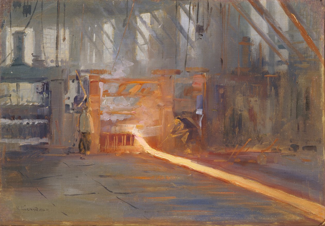 Chusovoy Metallurgical Tehtaissa tekijältä Nikolaj Alekseevich Kasatkin