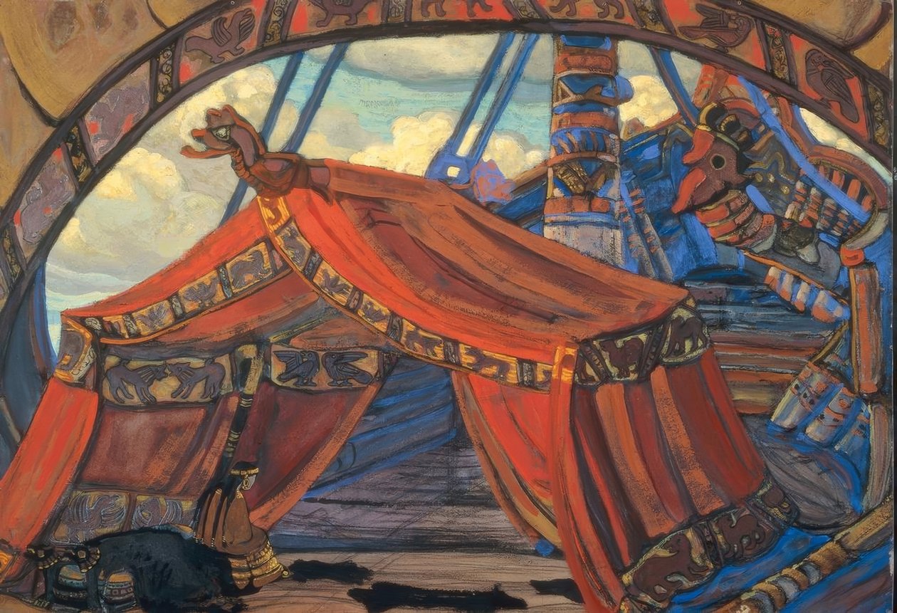 Wagner, Tristan / Roerichin näyttämö tekijältä Nikolai Konstantinowitsch Roerich