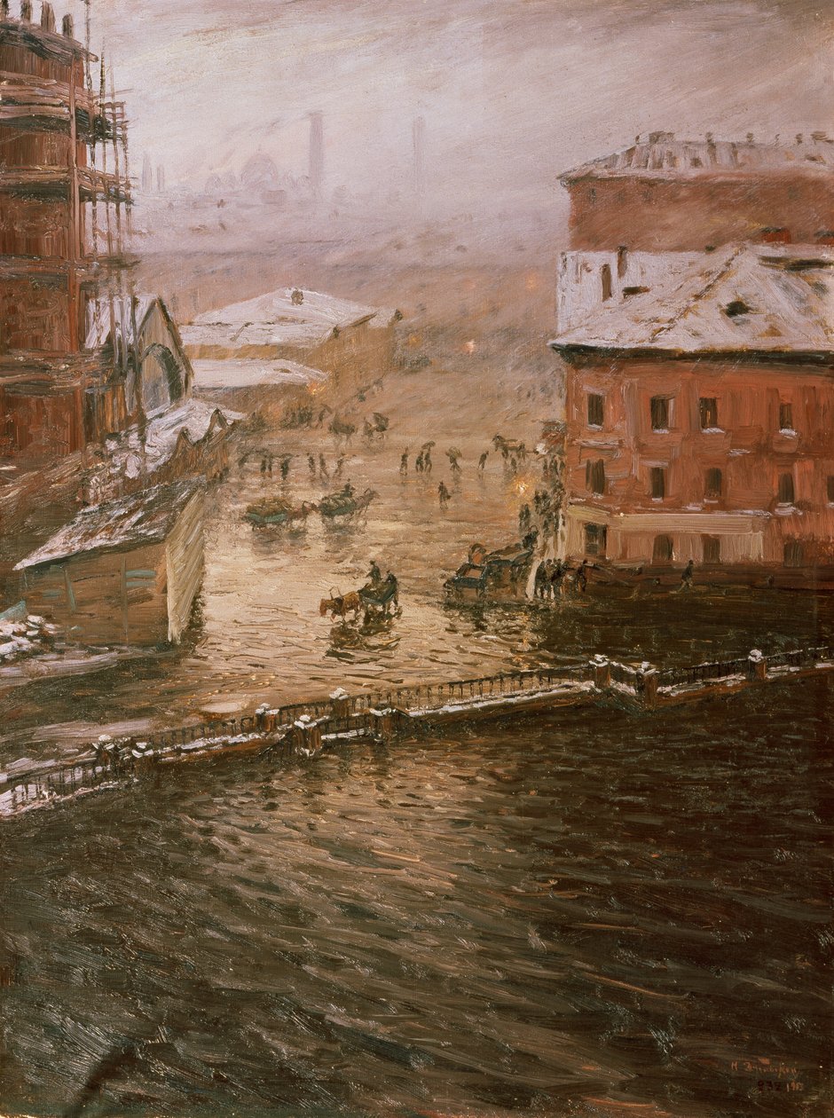 Tulva Pietarissa, 1903 tekijältä Nikolay Nikanorovich Dubovskoy