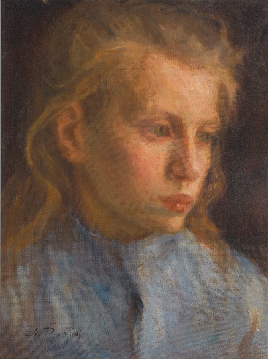 Torparflicka (maatilan tyttö) tekijältä Nils von Dardel