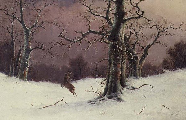 Hirvenmetsästys tekijältä Nils Hans Christiansen
