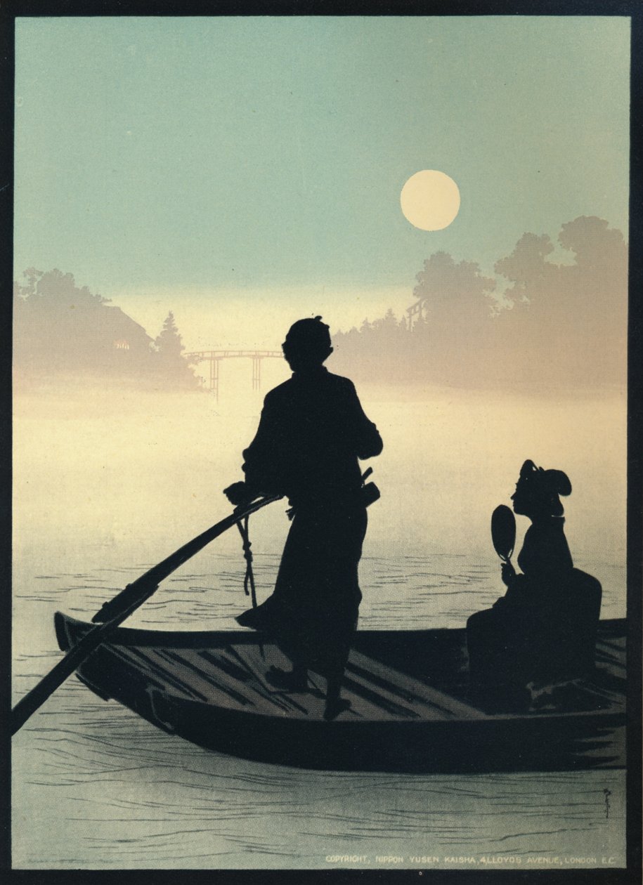 "Silhouette Fast Process Inks", 1917 tekijältä Nippon Yusen Kaisha