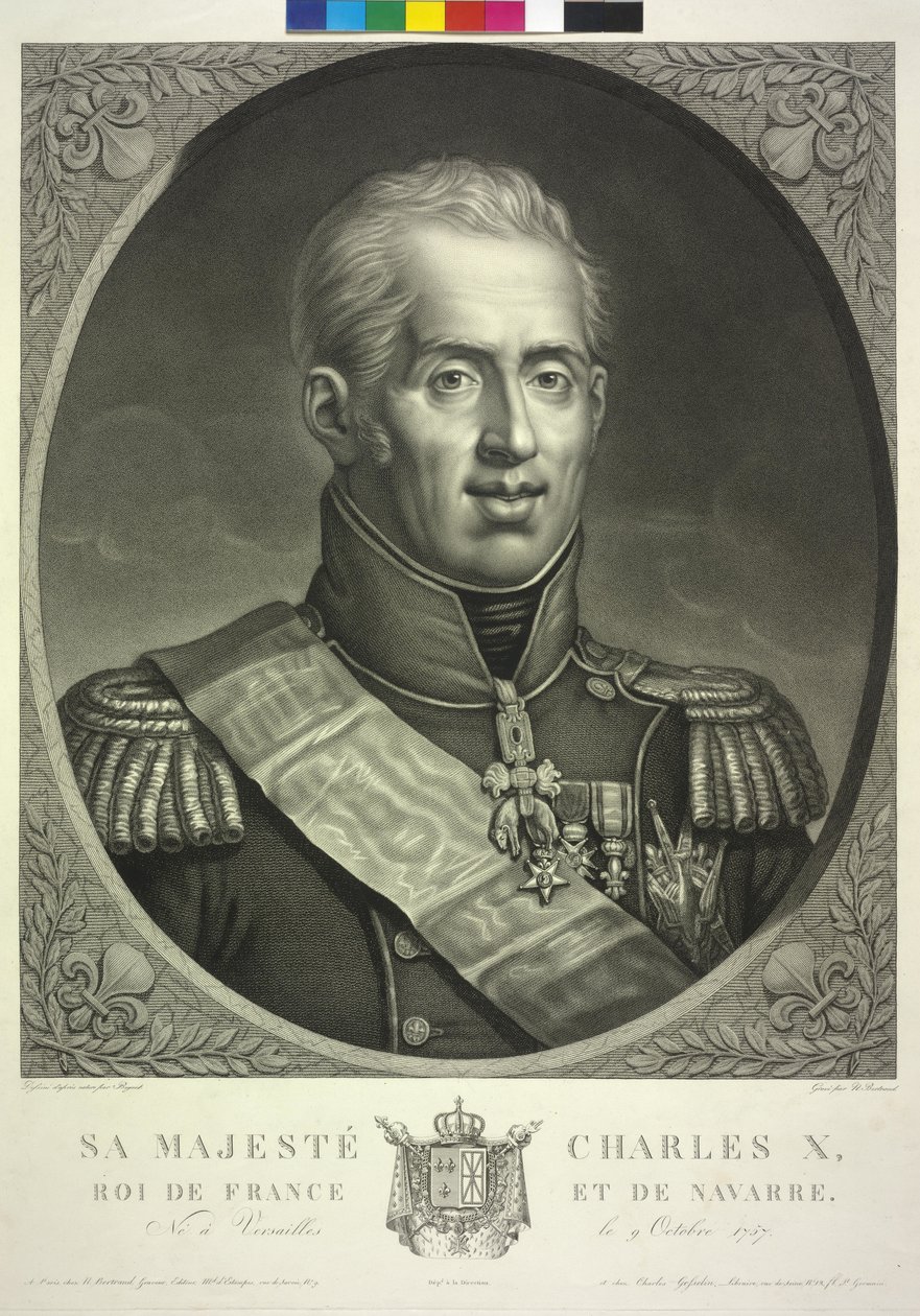 Ranskan kuningas Kaarle X tekijältä Noel Francois Bertrand