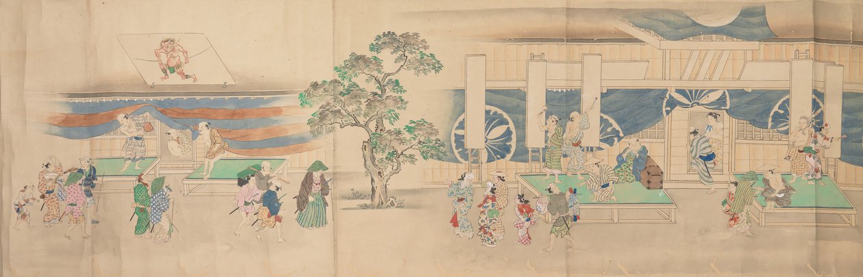 Cavyki-teatteri, 1822. tekijältä Nonoyama Kozan