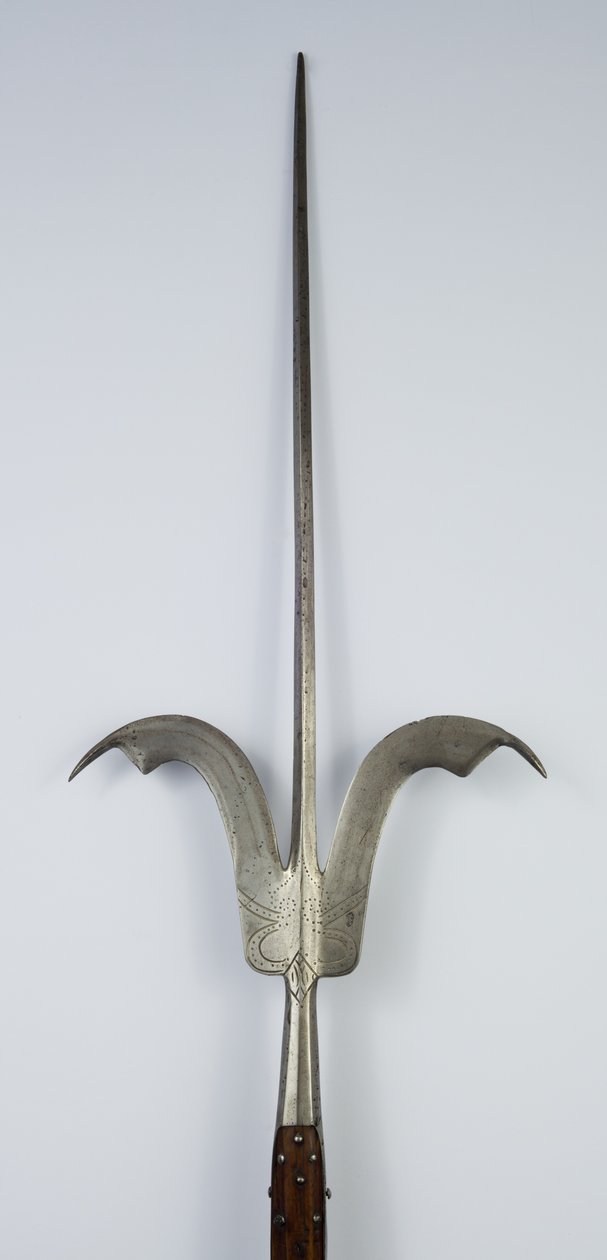 Friuli-keihäs, n. 1600-20 (teräs ja puu) tekijältä Northern Italian School