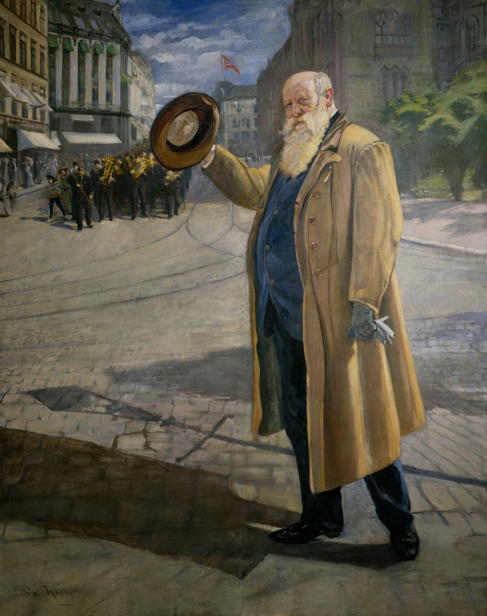 Christian Krohg Karl Johanissa tekijältä Oda Krohg