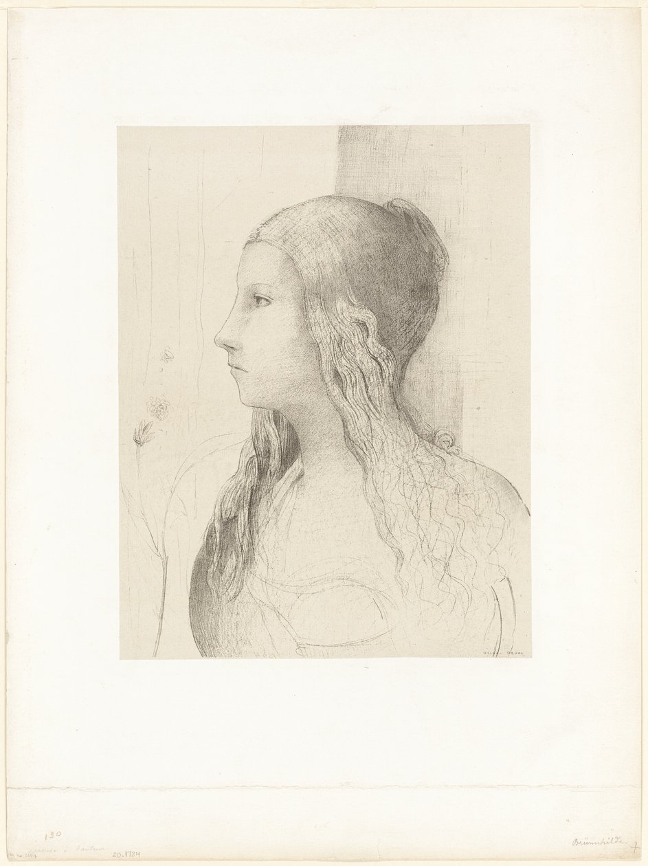 Brünnhilde (Jumalien hämärä) tekijältä Odilon Redon
