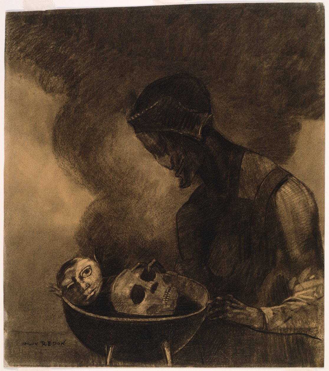 Noitatytön kattila tekijältä Odilon Redon