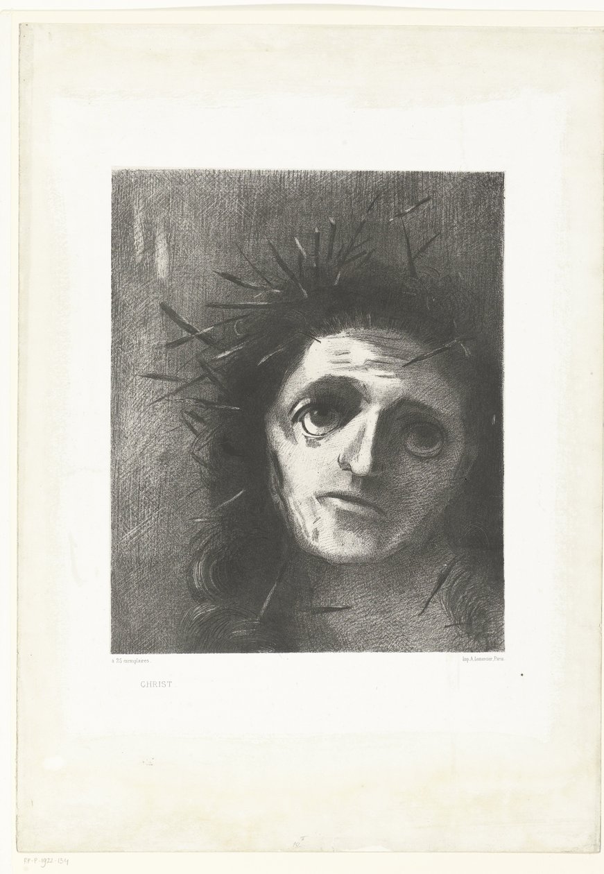 Christus Kristus (otsikko esineessä) tekijältä Odilon Redon
