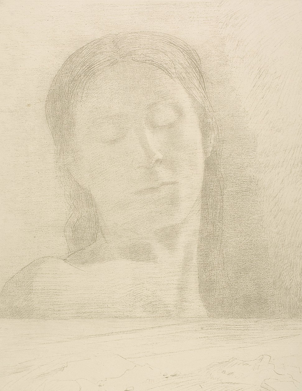 Suljetut silmät tekijältä Odilon Redon