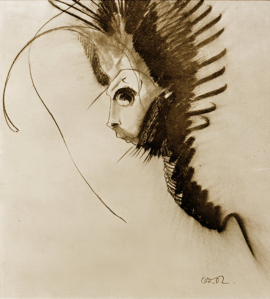 Der Drachen tekijältä Odilon Redon