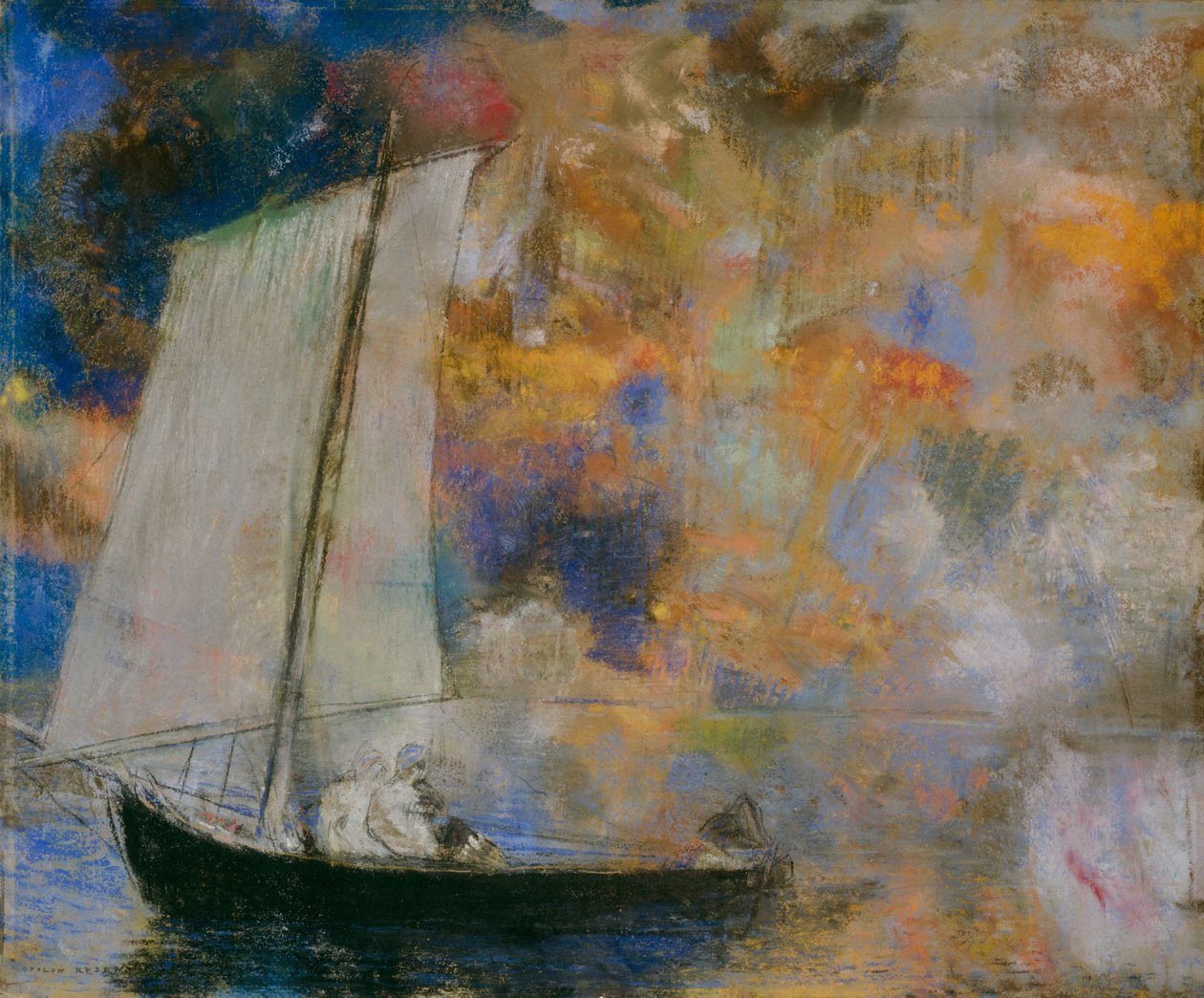 Kukka Pilvet tekijältä Odilon Redon