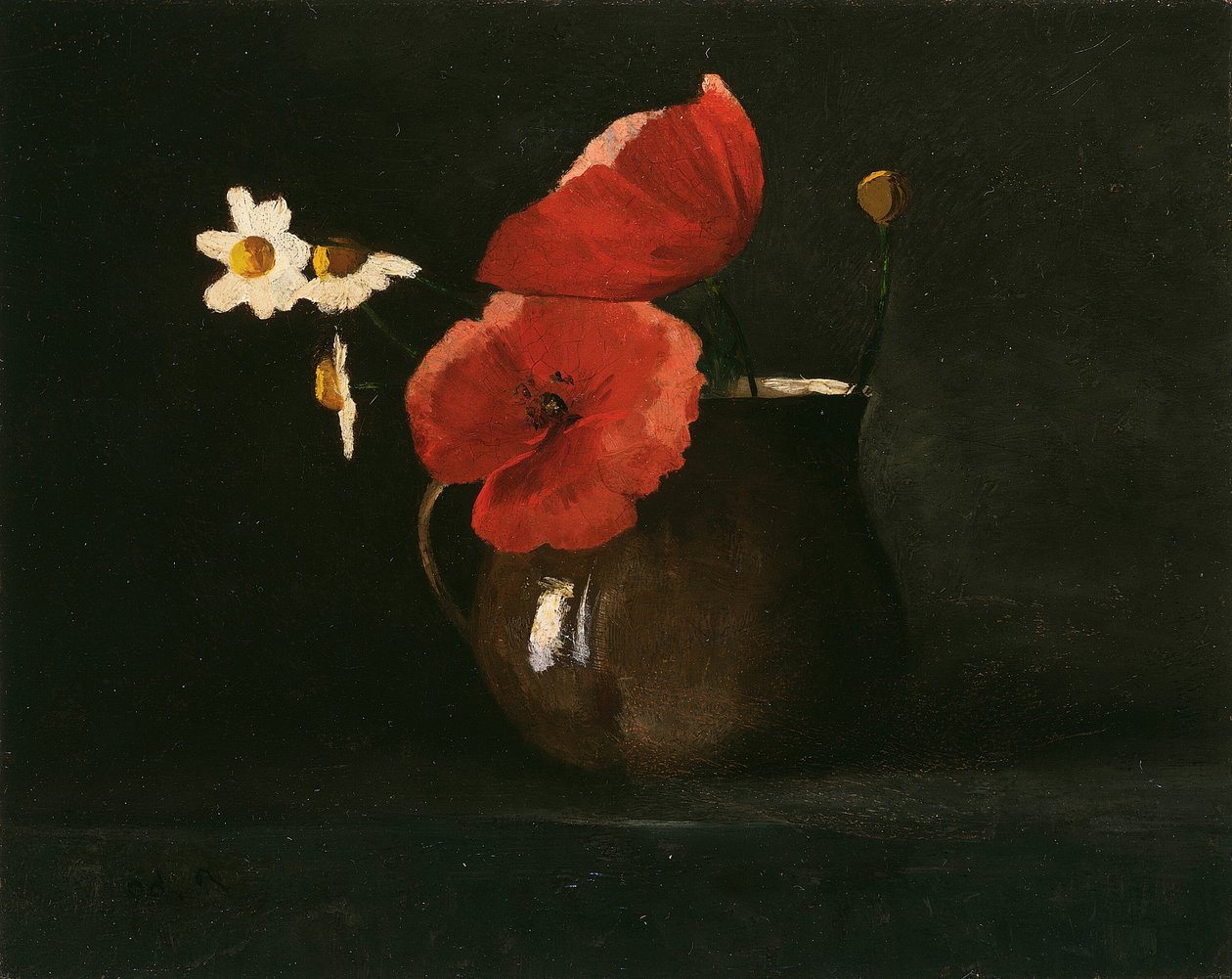 Kukat: Unikot ja päivänkakkarat, n. 1867. tekijältä Odilon Redon