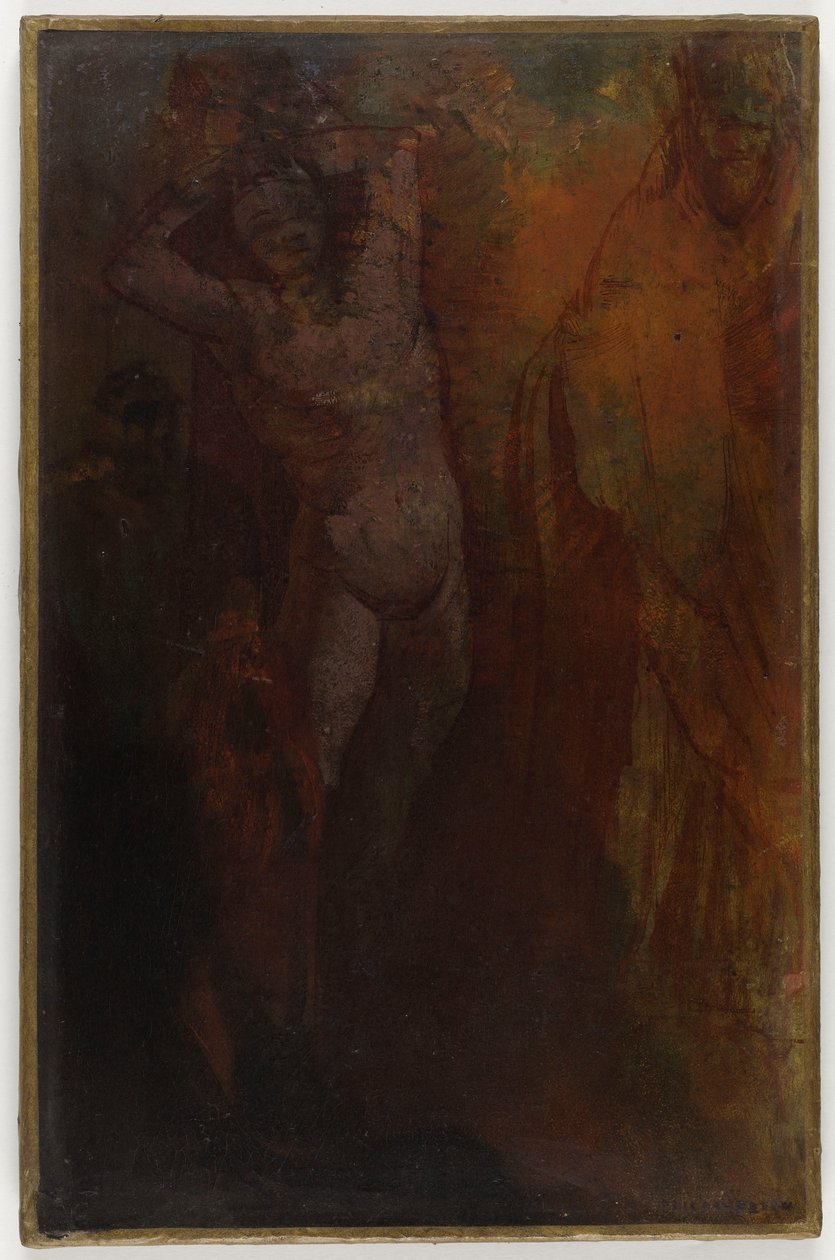 Ranska: Composition à trois personnages (Flagellation) tekijältä Odilon Redon