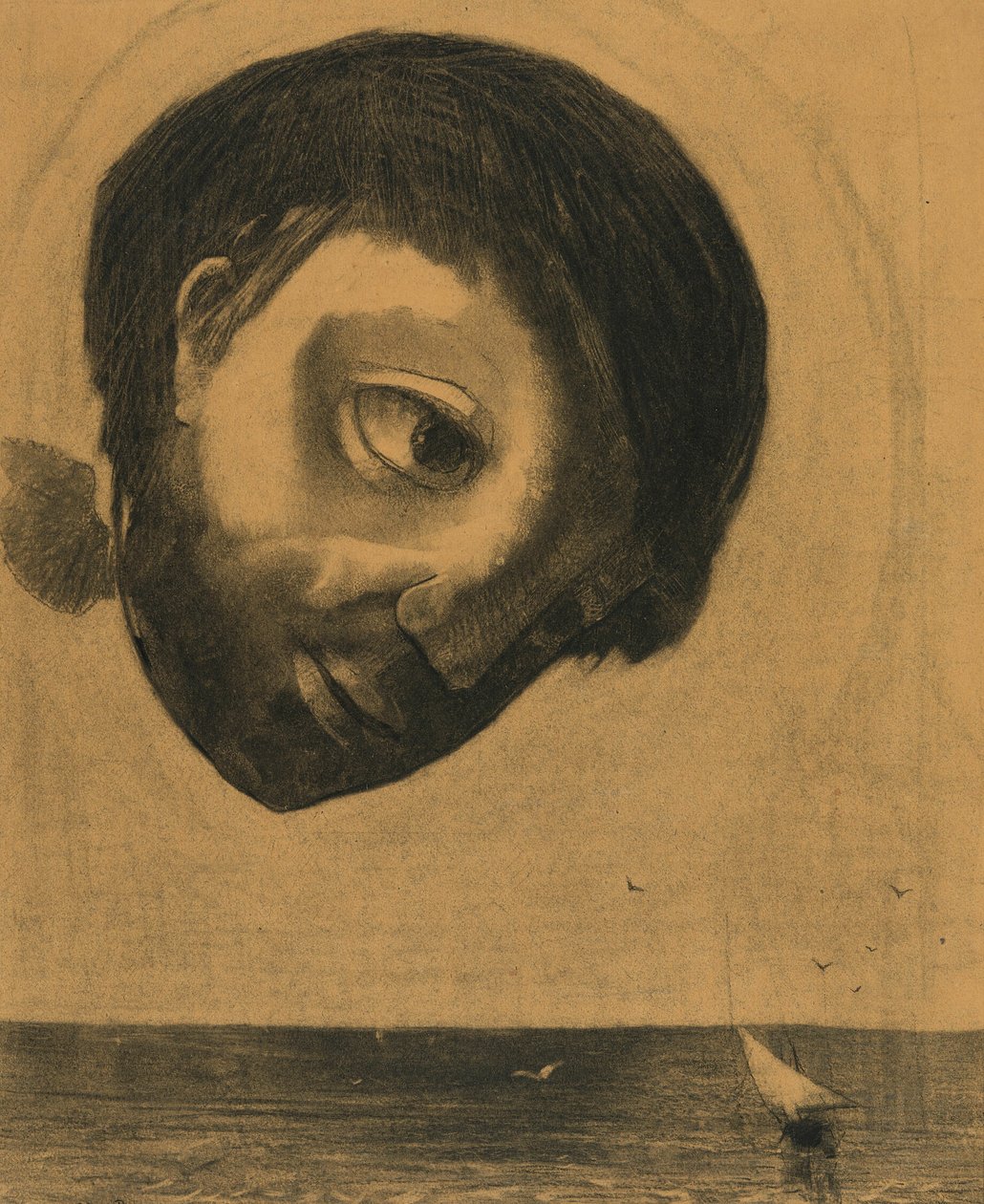 Vesien suojelushenki tekijältä Odilon Redon