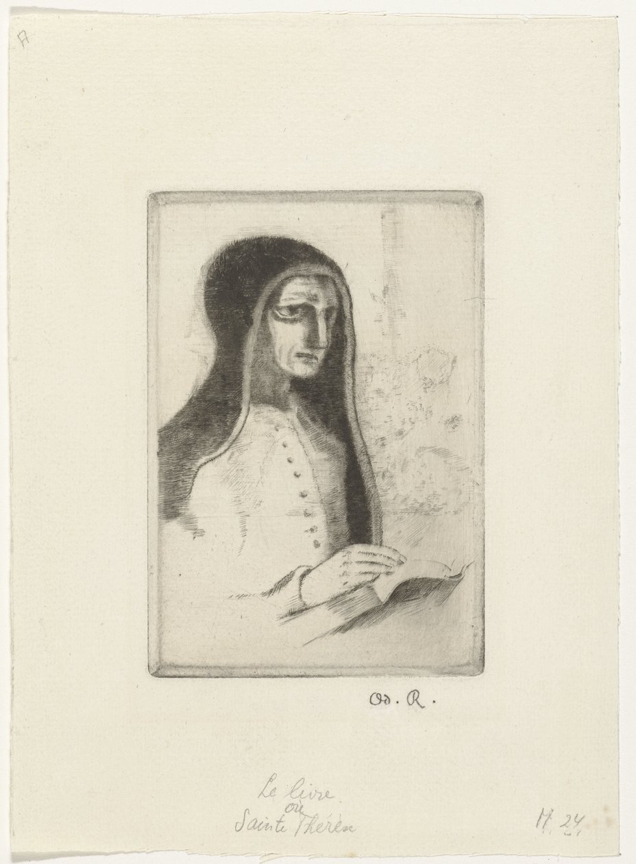 Het kirja Kirja (Sainte-Thérèse) tekijältä Odilon Redon