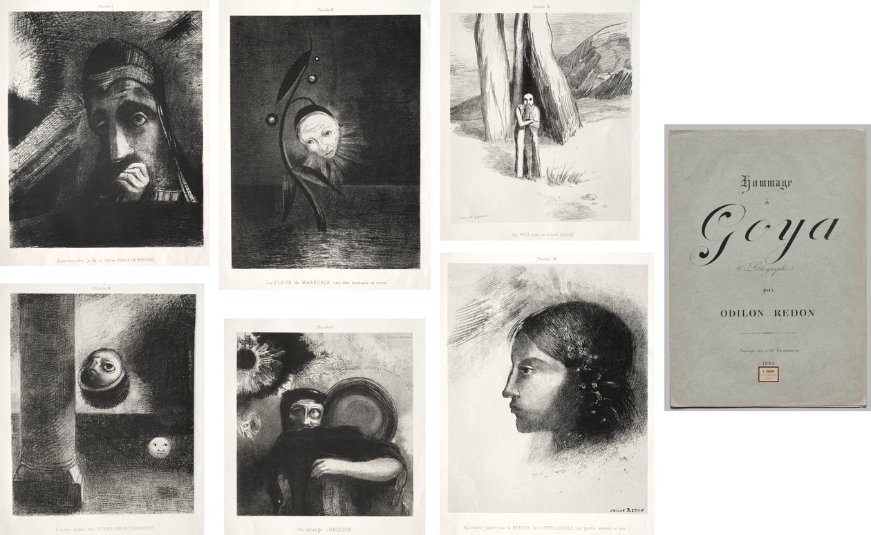 Kunnioitus Goyalle tekijältä Odilon Redon