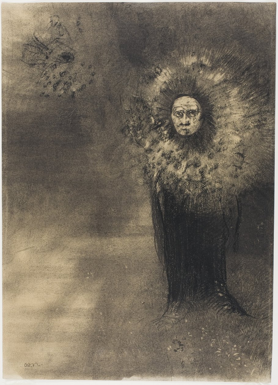 Human Plant, noin 1880 tekijältä Odilon Redon