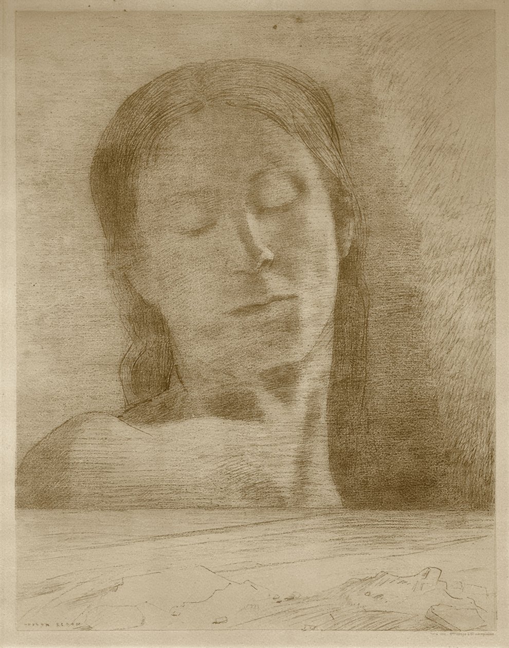 Silmät kiinni tekijältä Odilon Redon
